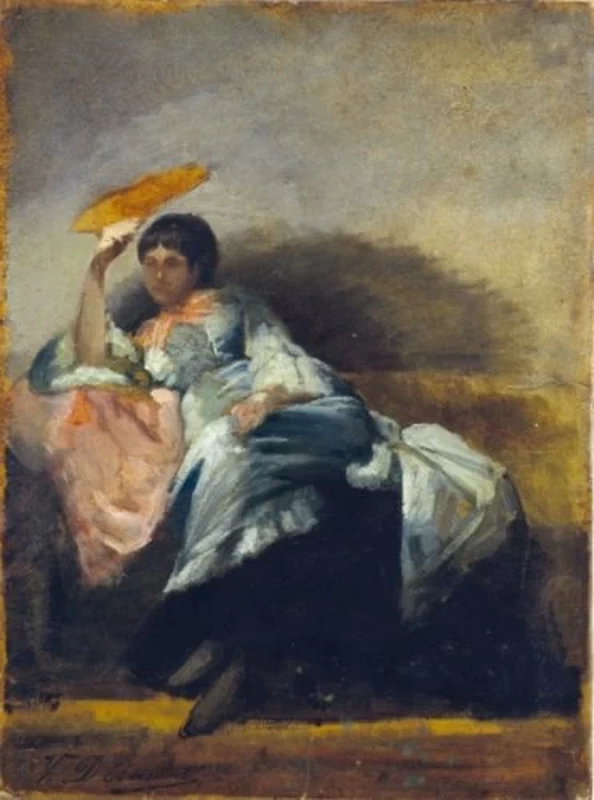 Signora con il ventaglio, 1870